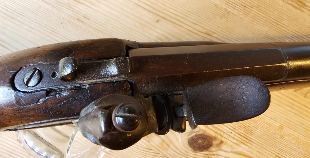 Flintlock Blunderbuss fitted with a folding bayonet circa 1780. View XXII