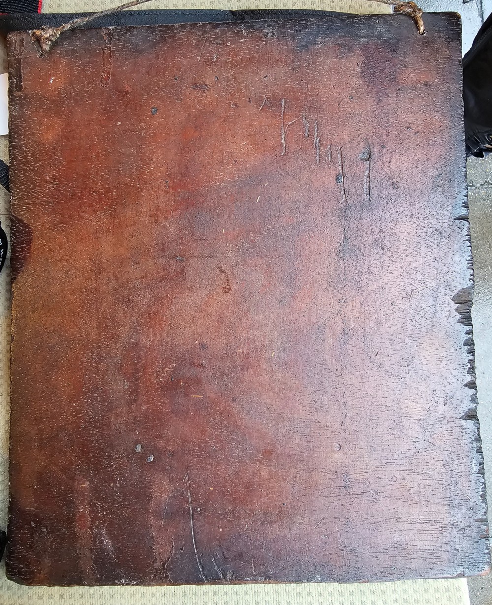 A very rare hand painted in Oil, wooden coach panel of the Lancaster and Carlisle Railway.  View XII
