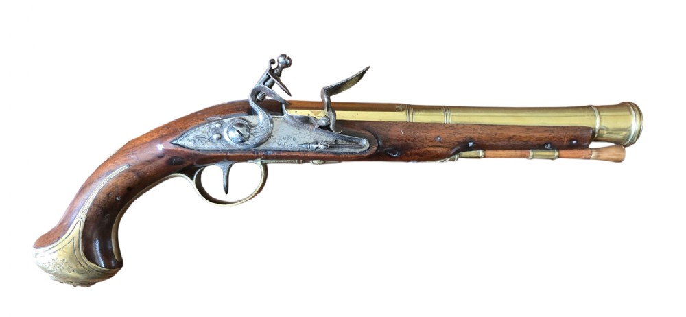 Blunderbuss Pistol, Brass-Barrelled by Cairns & Co., London. circa 1780–1790. 