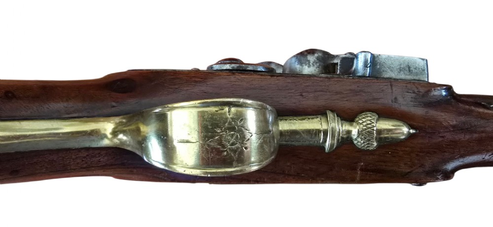 Blunderbuss Pistol, Brass-Barrelled by Cairns & Co., London. circa 1780–1790.  View III