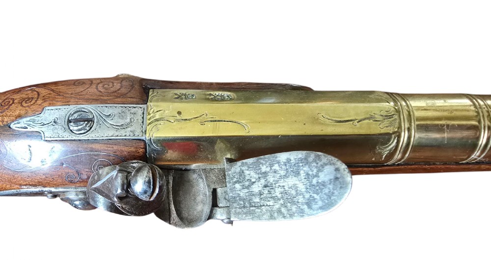 Blunderbuss Pistol, Brass-Barrelled by Cairns & Co., London. circa 1780–1790.  View XI