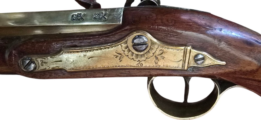 Blunderbuss Pistol, Brass-Barrelled by Cairns & Co., London. circa 1780–1790.  View XV