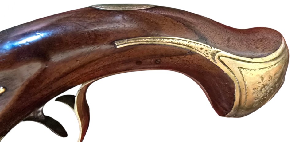 Blunderbuss Pistol, Brass-Barrelled by Cairns & Co., London. circa 1780–1790.  View XVI