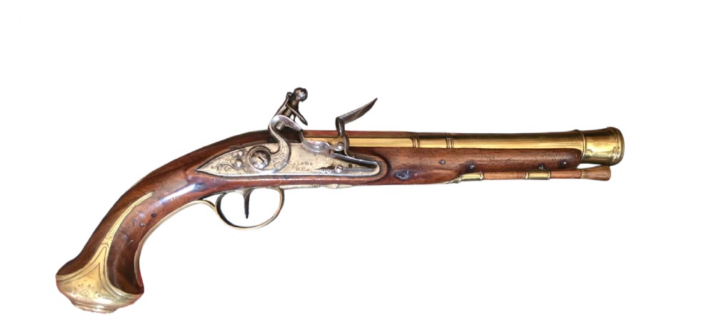 Blunderbuss Pistol, Brass-Barrelled by Cairns & Co., London. circa 1780–1790.  View XIX