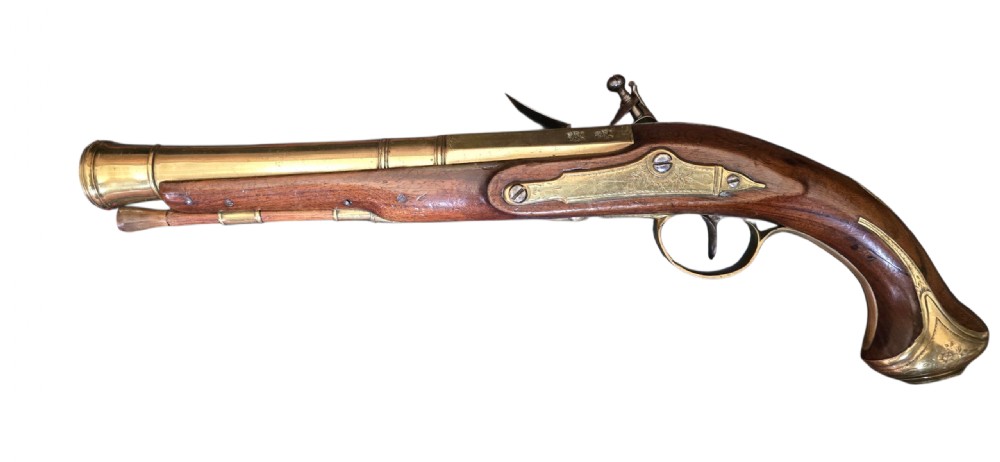 Blunderbuss Pistol, Brass-Barrelled by Cairns & Co., London. circa 1780–1790.  View XX