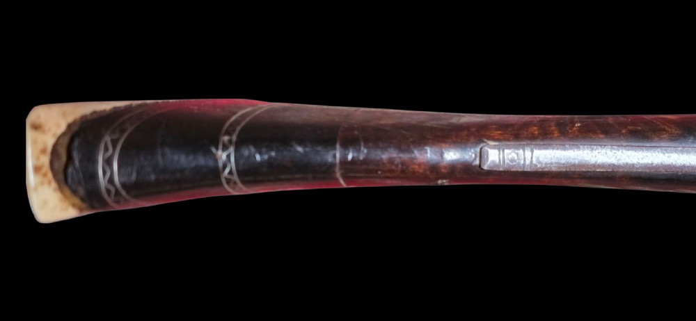 A fine Moroccan Snaphance Jezail Musket with silver Inlay Decoration. Circa 1889 View V