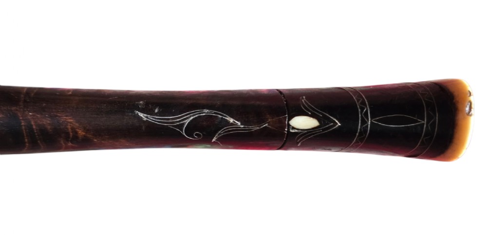 A fine Moroccan Snaphance Jezail Musket with silver Inlay Decoration. Circa 1889 View X