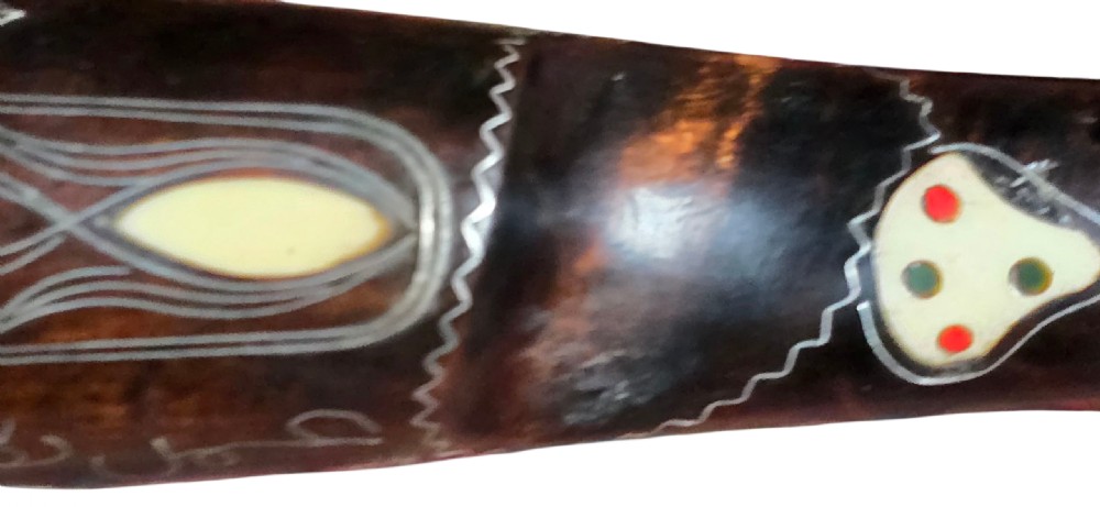 A fine Moroccan Snaphance Jezail Musket with silver Inlay Decoration. Circa 1889 View XXVII