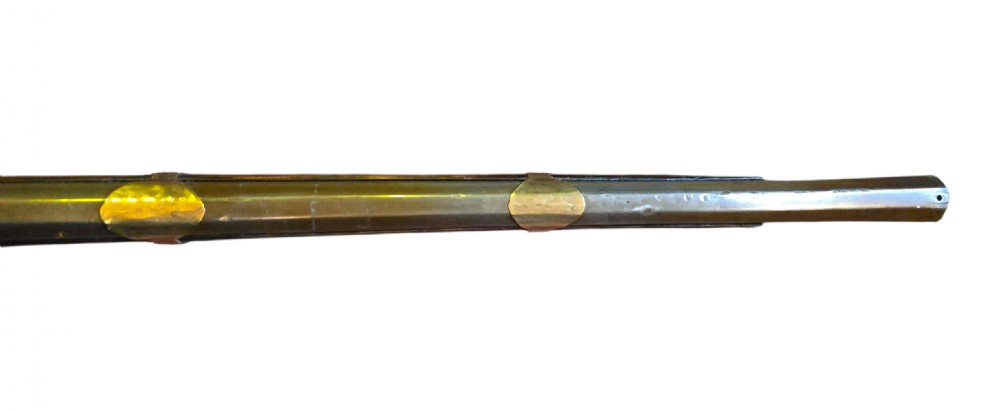 Fine Indo - Muslim Flintlock Musket/Jezail, extensively decorated with inset brass and Mother-of-Pearl Inlay, complete with Afghan stock c.1780–1820 View XXIX