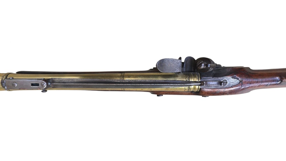 Rare 18th Century Irish Flintlock Blunderbuss with Spring Bayonet by the Renowned Irish Gunsmith EGAN, PARSONSTOWN (Birr). View VII