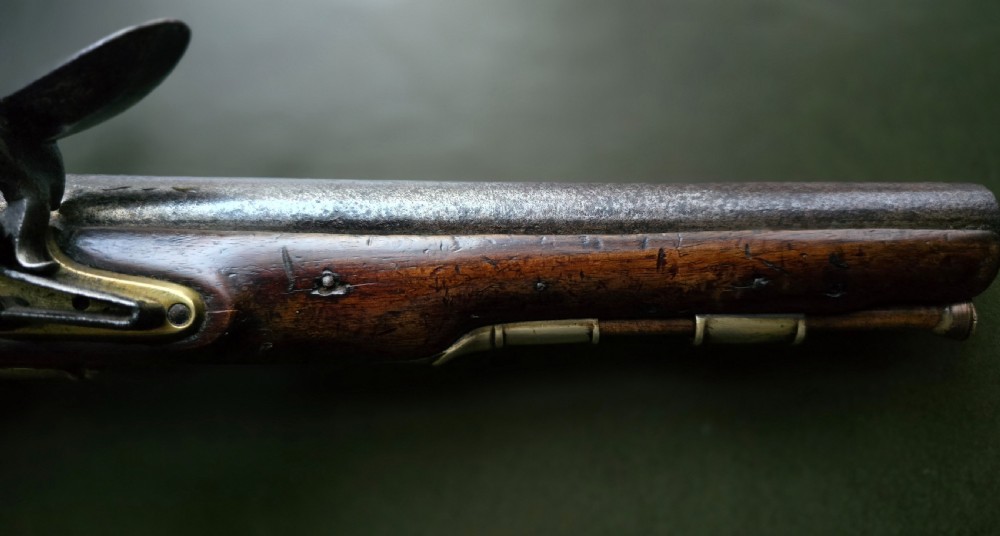 Italian Military Flintlock Service Pistol, signed “TRULO