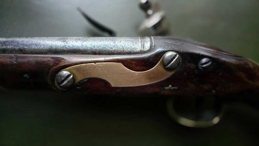 Italian Military Flintlock Service Pistol, signed “TRULO
