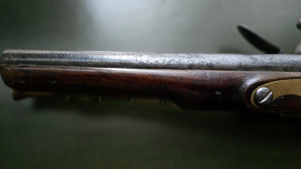 Italian Military Flintlock Service Pistol, signed “TRULO