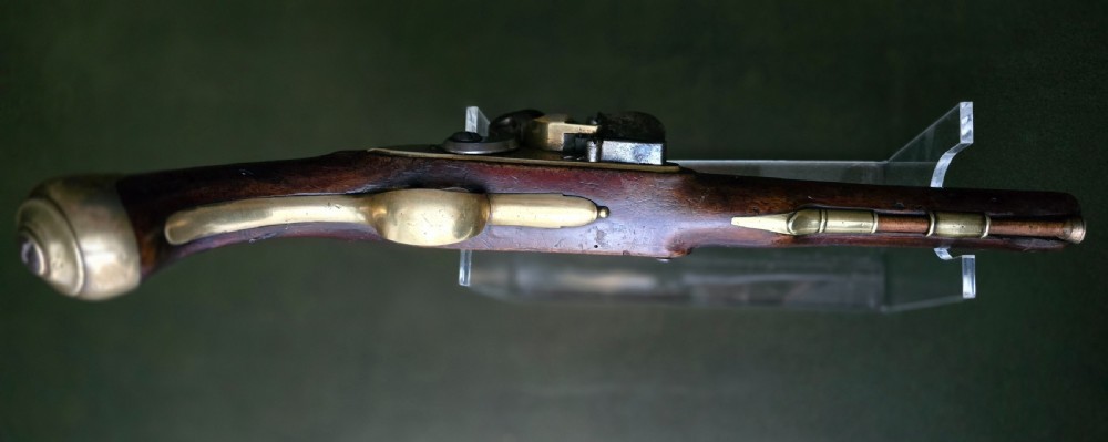 Italian Military Flintlock Service Pistol, signed “TRULO