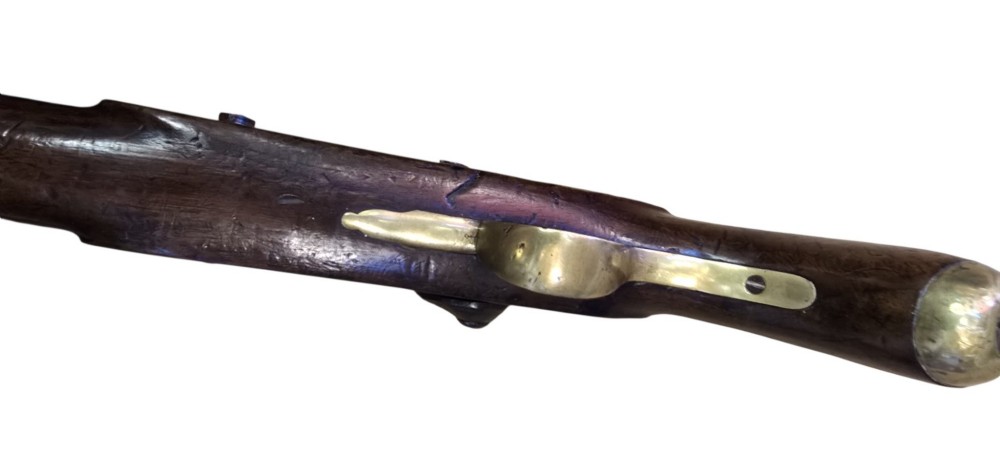 Mid-19th Century British Tower Percussion Cavalry Horse Pistol, Birmingham Proofs & lock bearing a crown and 'Tower' marking. View IX