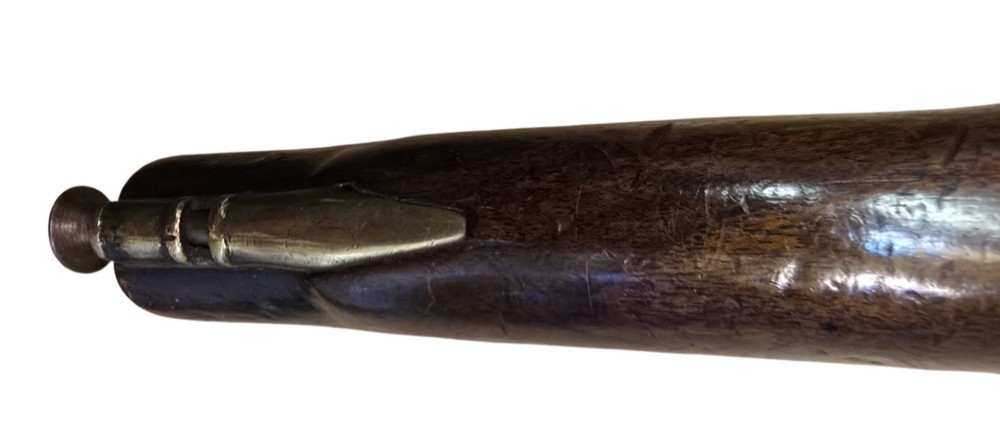 Mid-19th Century British Tower Percussion Cavalry Horse Pistol, Birmingham Proofs & lock bearing a crown and 'Tower' marking. View X