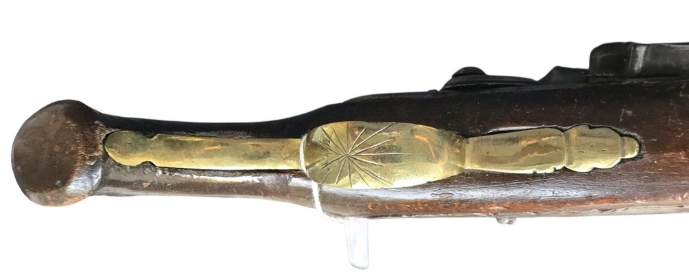 Early 19th-Century Albanian Balkan Flintlock Holster Pistol, 18-Bore with possibly the name “Spilloin” or similar engraved on the lock. View V