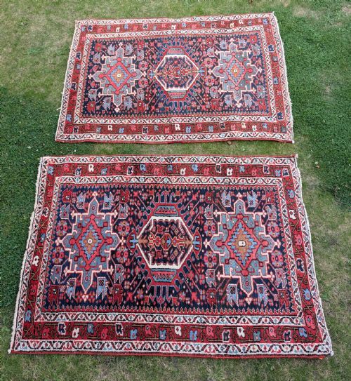 Pair of Karaja rugs