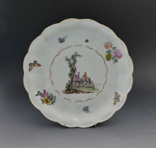 Vauxhall Porcelain Dish, C. 1755-1757.