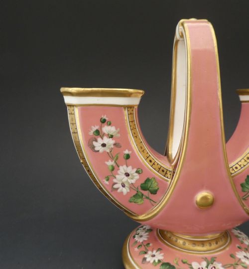 fig 1. Minton vase. Christopher Dresser design, dated 1870.
