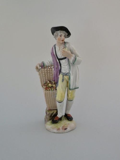 Ludwigsburg Porcelain Figure of an Apple Picker, C. 1770.
