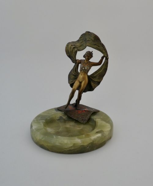 Austrian Cold Painted Bronze ‘Exotic Dancer’, C. 1920.