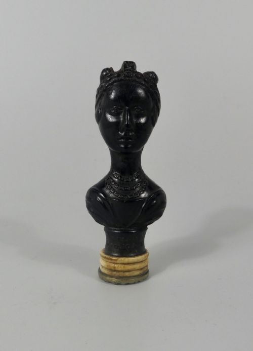 Queen Victoria, Pressed Horn Seal, C. 1837.