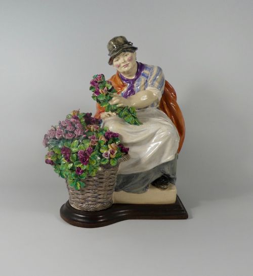 Charles Vyse Figure ‘The Piccadilly Rose Woman’, Dated 1923.