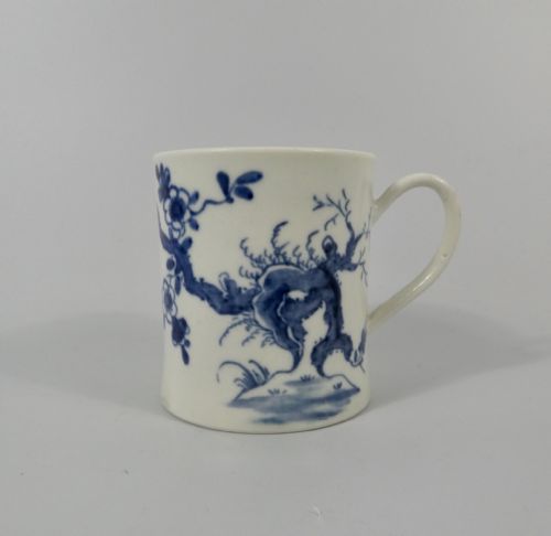 Worcester Porcelain Small Mug. Prunus Root Pattern, C. 1755.
