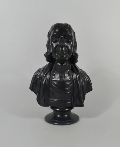 Wedgwood Basalt Bust of John Wesley, C. 1830.