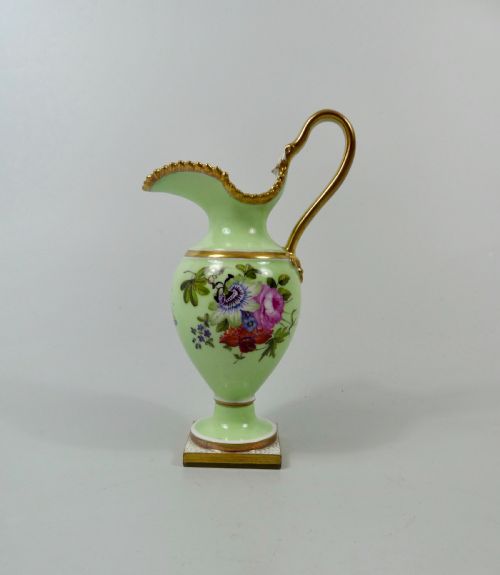 Fbb Worcester Porcelain Miniature Ewer, C. 1810