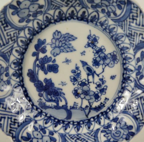fig 1. Chinese porcelain dish. Kangxi Period 1662-1722.