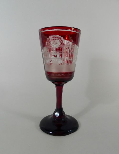 Crystal Palace Exhibition Glass Goblet, 1851.