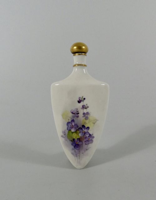 Royal Worcester Scent Bottle. W.h. Austin, C. 1915.