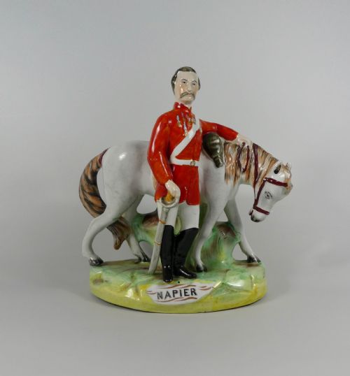 Staffordshire Figure - General Napier, C. 1860.