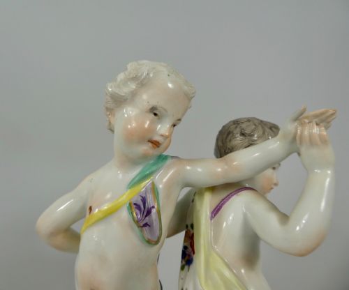 fig 1. Meissen group of Dancing Putti, c. 1750.