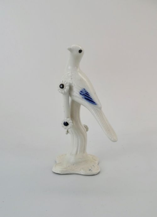 Staffordshire Salt Glazed Stoneware Bird, C. 1760.