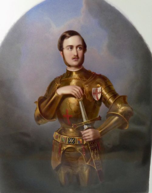 fig 1. KPM porcelain plaque. Prince Albert, c. 1865.