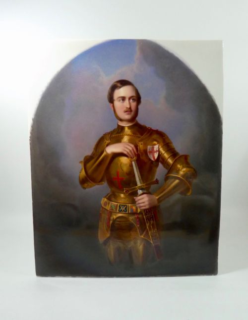 fig 2. KPM porcelain plaque. Prince Albert, c. 1865.