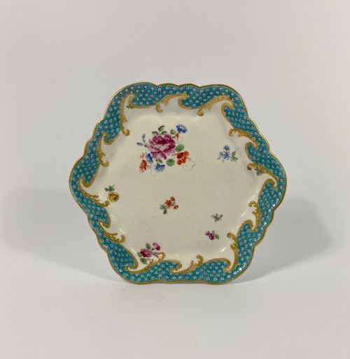 Chelsea Derby Porcelain Teapot Stand, C. 1775.
