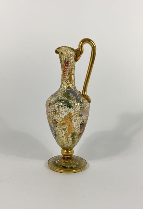 Moser Miniature Enamelled Ewer, C. 1890.