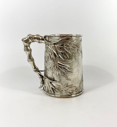Chinese Silver Mug, Khe Cheong, Canton, C. 1845.