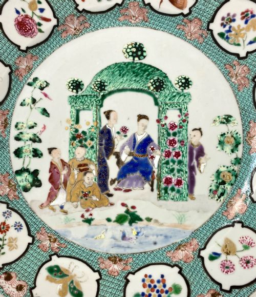 fig 1. Chinese plate ‘Arbor’, Cornelis Pronk, c. 1738.