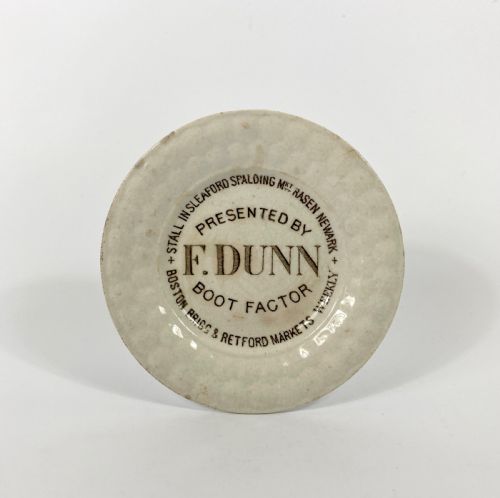English Pottery Advertising Child’s Plate, C.1840.