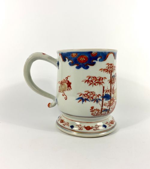 Chinese Imari Mug of Large Size, C. 1720. Kangxi Period.