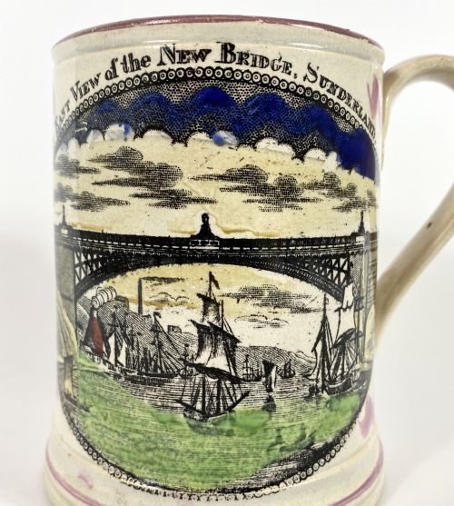 fig 1. Sunderland lustre ‘Frog’ mug, c. 1860.