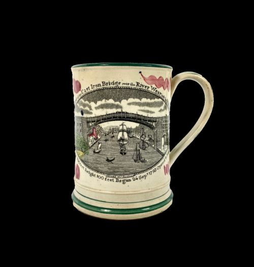 Sunderland Lustre ‘Frog’ Mug, C. 1820. Moore & Co.