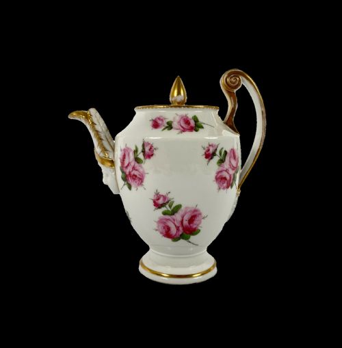 Paris Porcelain Coffee Pot, C. 1820.