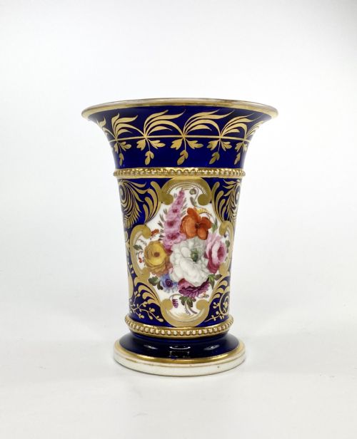 Coalport Porcelain Spill Vase, C. 1830.