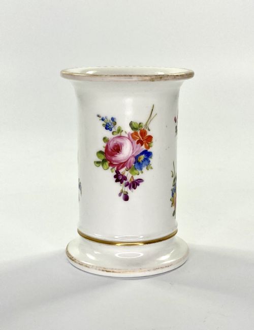 Swansea Porcelain Spill Vase. Flowers. C. 1815.